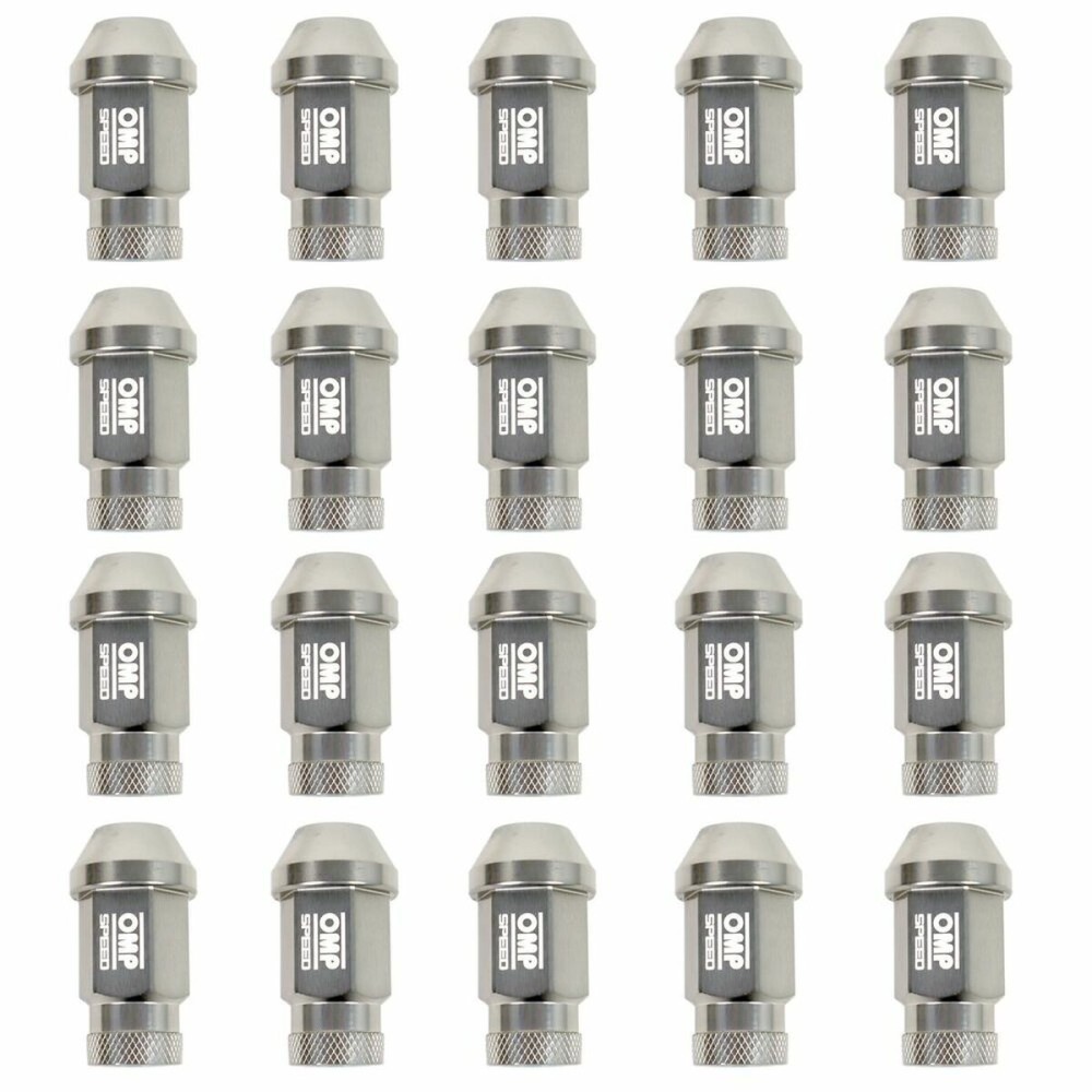 Set Nuts OMP 7075 40 mm M14 x 1,50 20 uds Anthracite