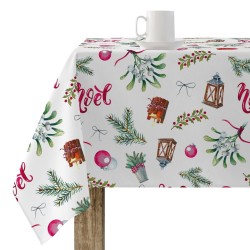 Fleckenabweisende geharzte Tischdecke Belum Merry Christmas Bunt 300 x 150 cm