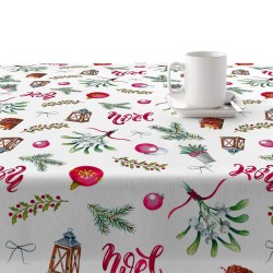 Fleckenabweisende geharzte Tischdecke Belum Merry Christmas Bunt 300 x 150 cm