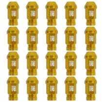 Set Nuts OMP 7075 Yellow 20 uds M14 x 1,25