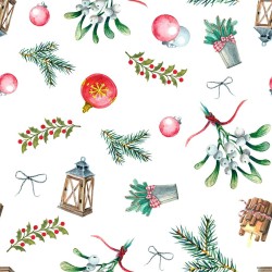 Nappe enduite antitache Belum Merry Christmas Multicouleur 300 x 150 cm