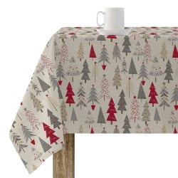 Fleckenabweisende geharzte Tischdecke Belum Merry Christmas Bunt 300 x 150 cm