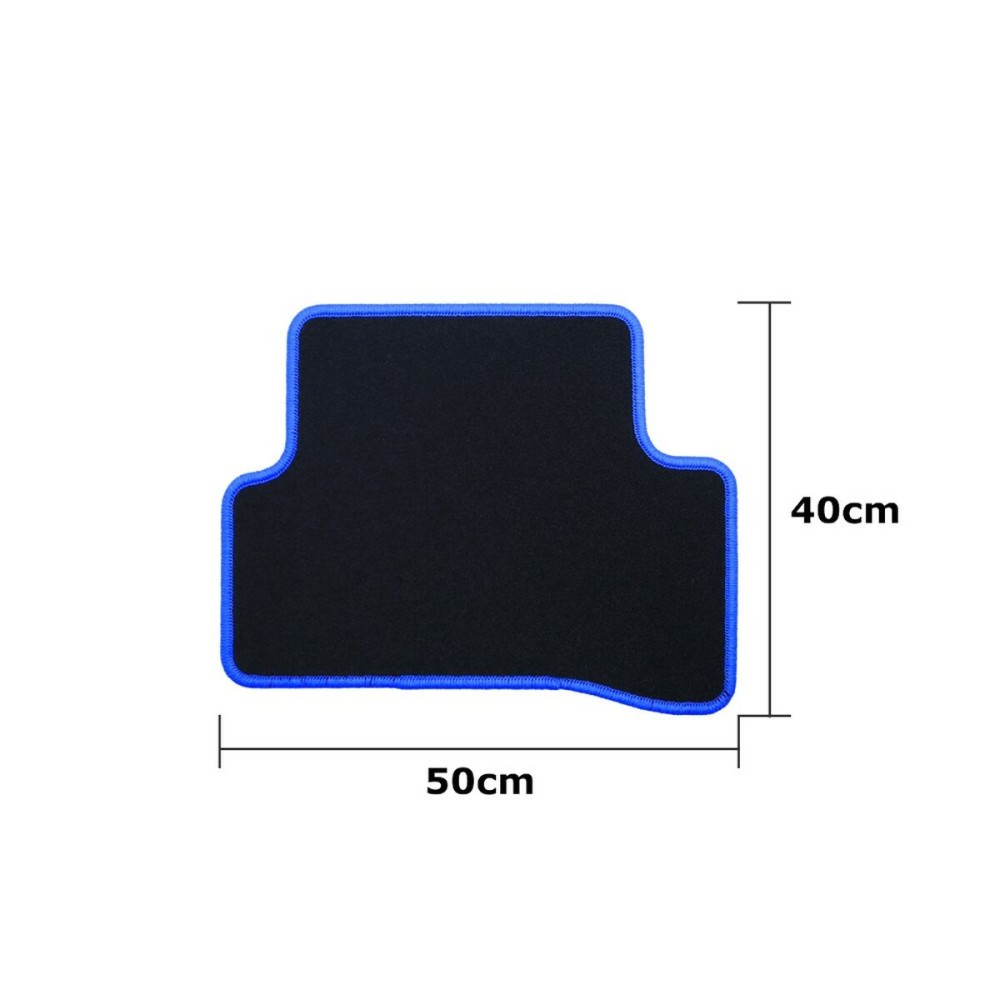 Car Floor Mat Set OCC Motorsport OCCMC0058BL Black Mercedes W203 Clase C Sedan-CLC 5 Pieces