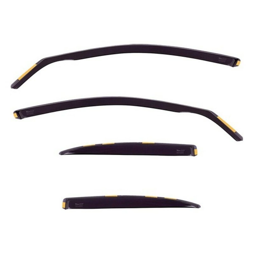 Wind deflector HEKO 23258 4D Frontal 4 pcs Rear