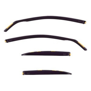 Wind deflector HEKO 23258 4D Frontal 4 pcs Rear