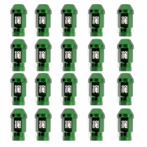 Set Nuts OMP 7075 40 mm M14 x 1,50 20 uds Green