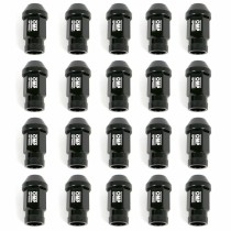 Set Nuts OMP 7075 40 mm M14 x 1,50 20 uds Black
