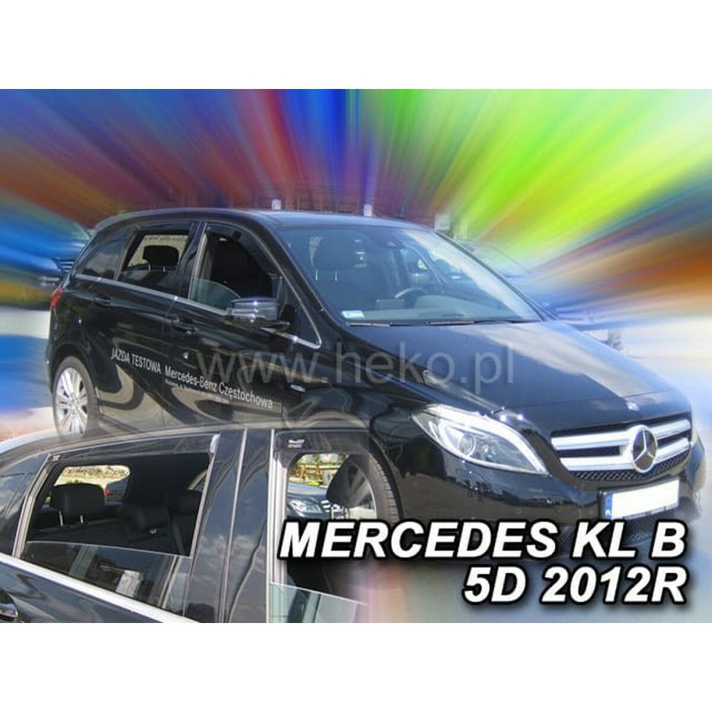 Wind deflector HEKO HO23278 MERCEDES CLASS B (W246) 4 Pieces