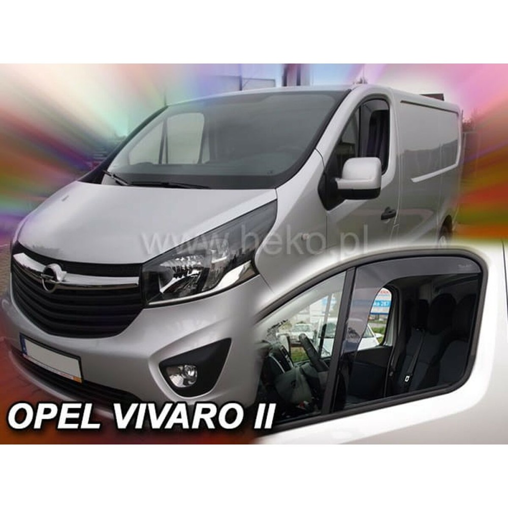 Wind deflector HEKO HO27189 FIAT Talento renault trafic iii 2014 OPEL VIVARO Front 2 Pieces