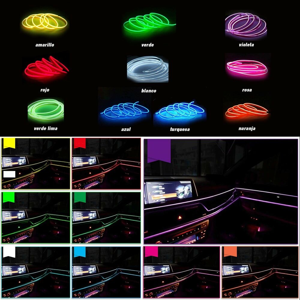 Neon light strip OCC Motorsport 3 m Fibre optic