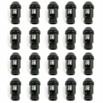 Set Nuts OMP 7075 Black 20 uds M14 x 1,25