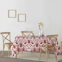 Stain-proof resined tablecloth Belum Merry Christmas Multicolour 100 x 150 cm