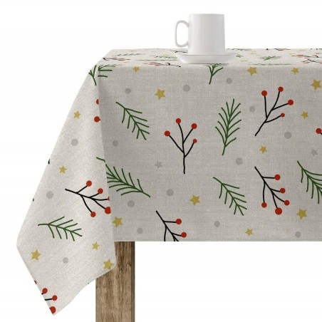 Fleckenabweisende geharzte Tischdecke Belum Merry Christmas Bunt 300 x 150 cm