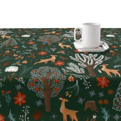 Fleckenabweisende geharzte Tischdecke Belum Merry Christmas Bunt 300 x 150 cm