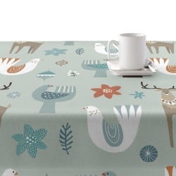 Nappe enduite antitache Belum Merry Christmas Multicouleur 150 x 150 cm