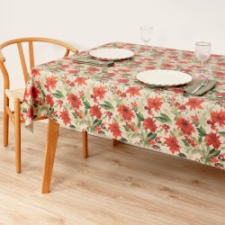 Nappe enduite antitache Belum Merry Christmas Multicouleur 150 x 150 cm