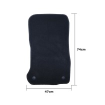 Car Floor Mat Set OCC Motorsport OCCBW0040 Bmw F13 Serie 6 Coupe 5 Pieces