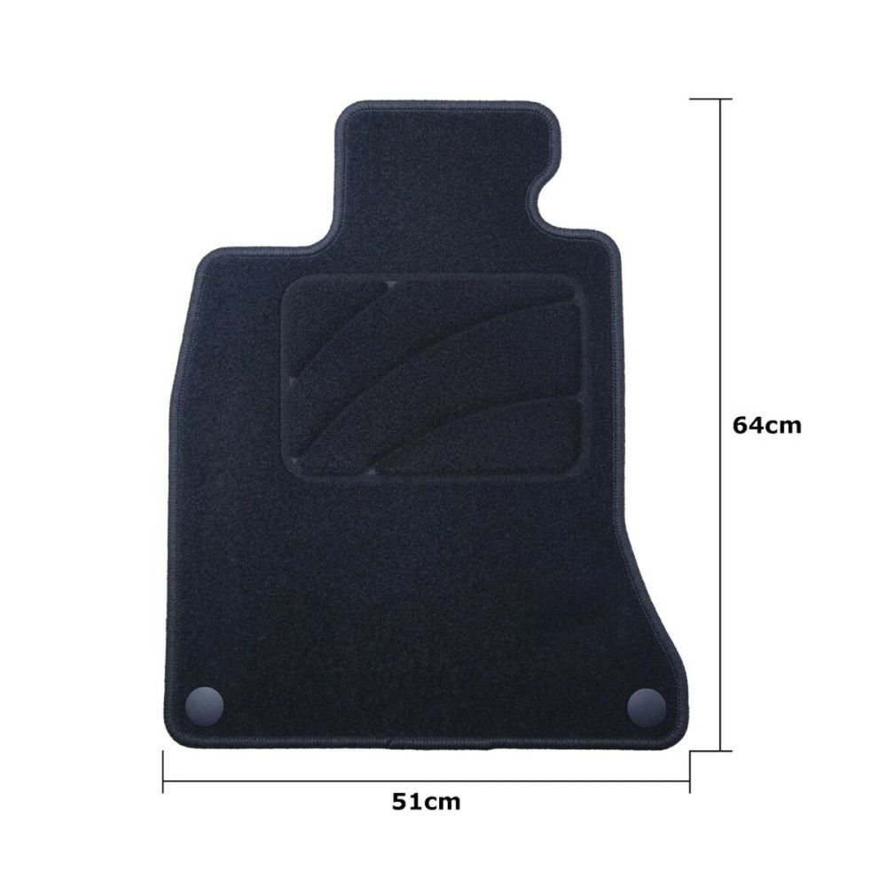 Car Floor Mat Set OCC Motorsport OCCBW0030 Bmw F01 Serie 7 Corto 5 Pieces