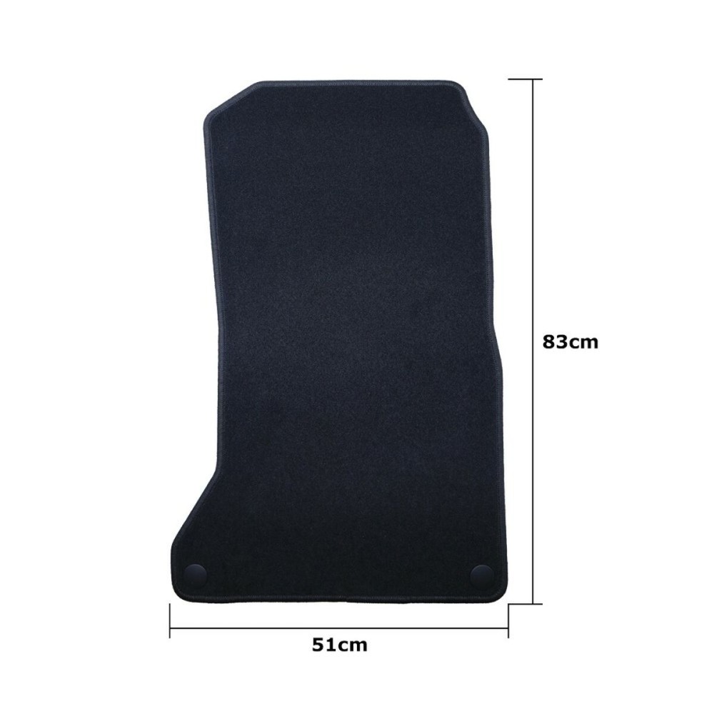 Car Floor Mat Set OCC Motorsport OCCBW0030 Bmw F01 Serie 7 Corto 5 Pieces