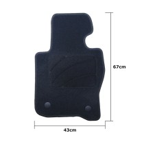 Car Floor Mat Set OCC Motorsport OCCBW0051 Bmw F32 Serie 4 Coupe 5 Pieces