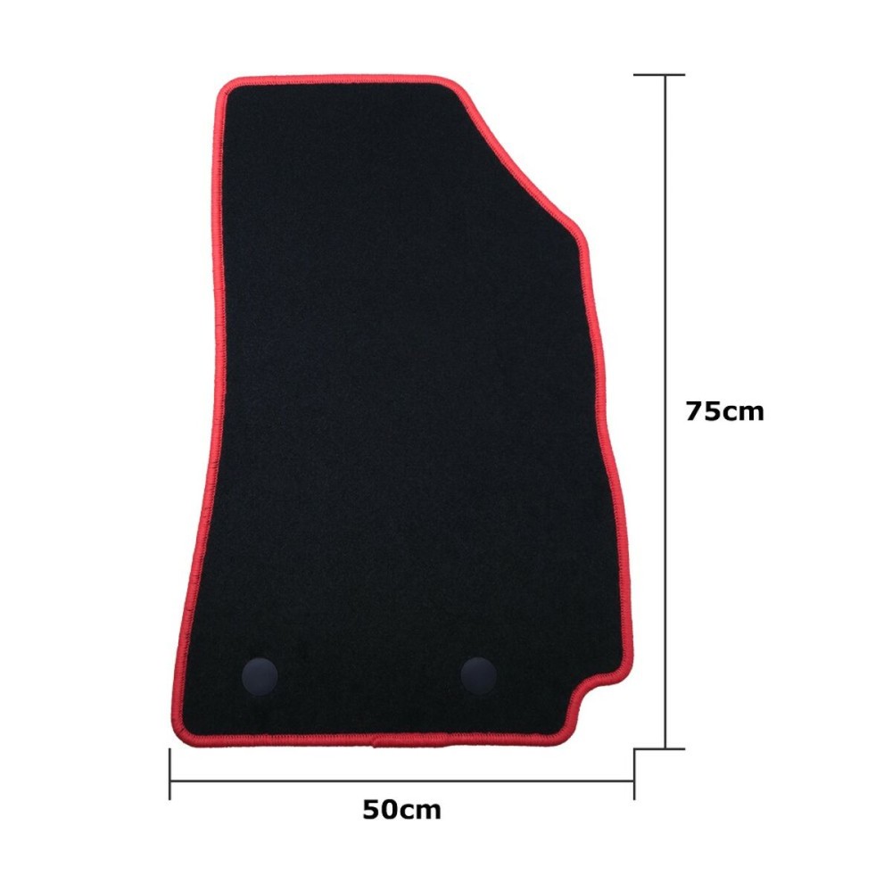 Car Floor Mat Set OCC Motorsport OCCRT0055RD Renault Arkana (2021) 5 Pieces
