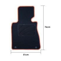 Car Floor Mat Set OCC Motorsport OCCBW0015 Bmw E65 Serie 7 Corto 5 Pieces