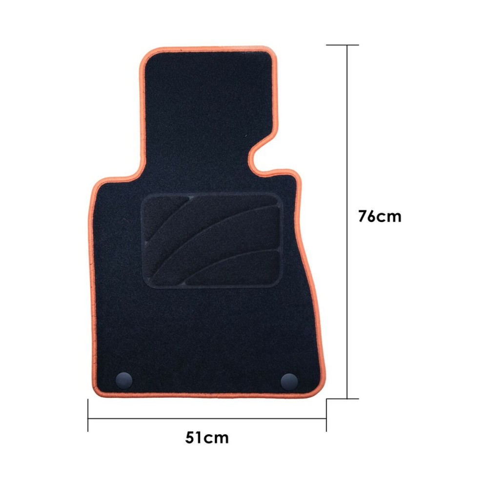 Car Floor Mat Set OCC Motorsport OCCBW0015 Bmw E65 Serie 7 Corto 5 Pieces