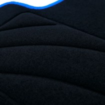 Car Floor Mat Set OCC Motorsport OCCFD0018BL Blue 5 Pieces