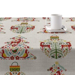 Nappe enduite antitache Belum Merry Christmas Multicouleur 150 x 150 cm