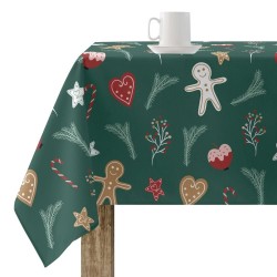 Fleckenabweisende geharzte Tischdecke Belum Merry Christmas Bunt 300 x 150 cm