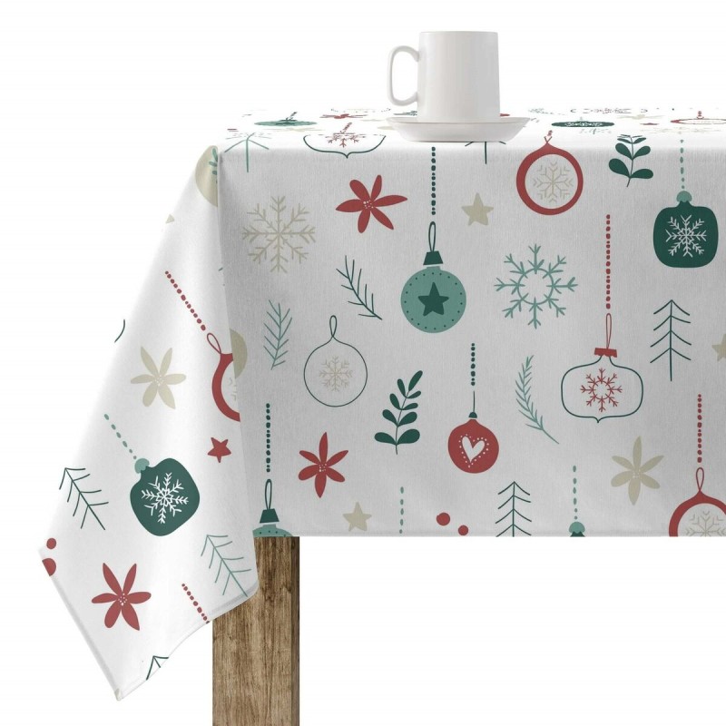 Fleckenabweisende geharzte Tischdecke Belum Merry Christmas Bunt 200 x 150 cm