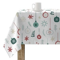 Fleckenabweisende geharzte Tischdecke Belum Merry Christmas Bunt 250 x 150 cm