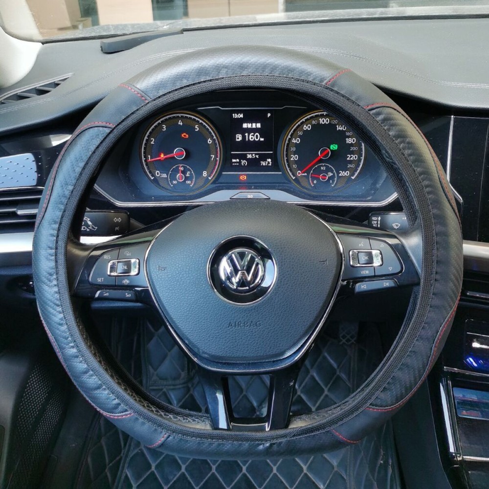 Steering Wheel Cover OCC Motorsport OCCFV0051 Charcoal 38 cm
