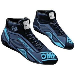 Rennstiefel OMP OMP SPORT FIA 8856-2018 46 Schwarz/Blau Größe 46