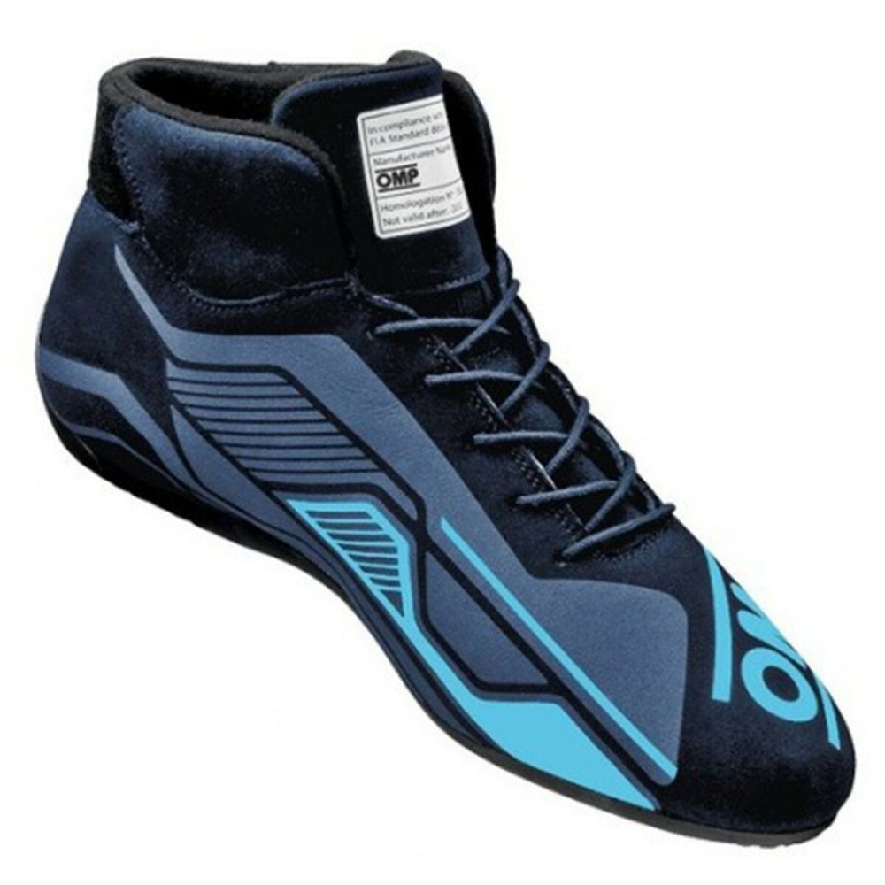 Rennstiefel OMP OMP SPORT FIA 8856-2018 46 Schwarz/Blau Größe 46