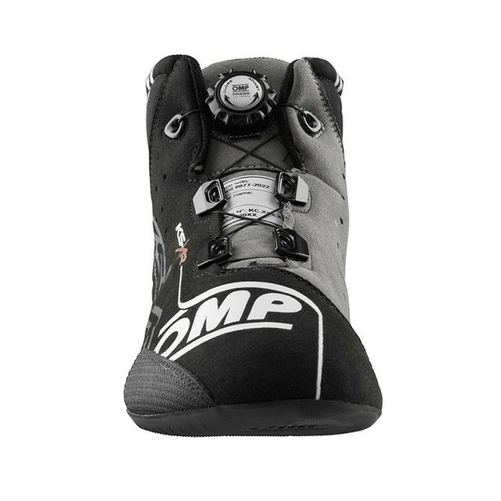Rennstiefel OMP KS-X FIA 8877-2022 39 Schwarz Größe 39