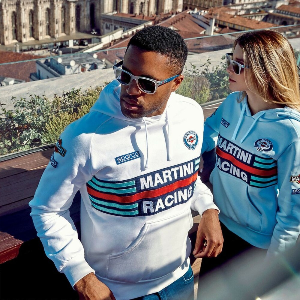 Sweat à capuche Sparco MARTINI-R Bleu XXL