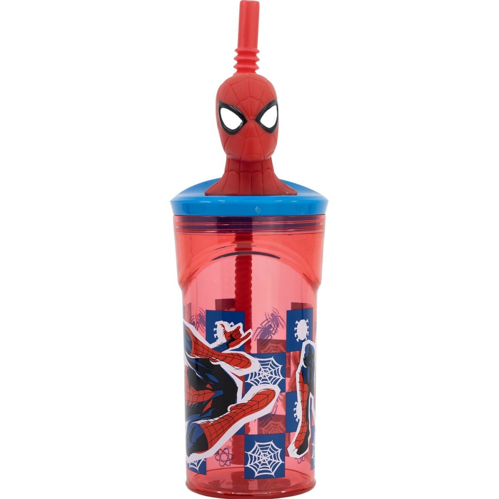Cup with Straw Spider-Man CZ11338 3D