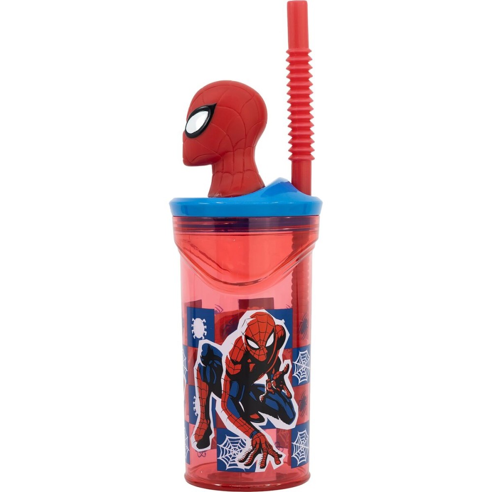 Cup with Straw Spider-Man CZ11338 3D