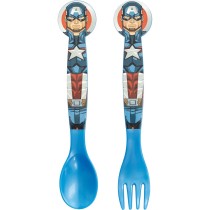 Besteckset The Avengers CZ11397 Bunt Kunststoff 2 Stücke