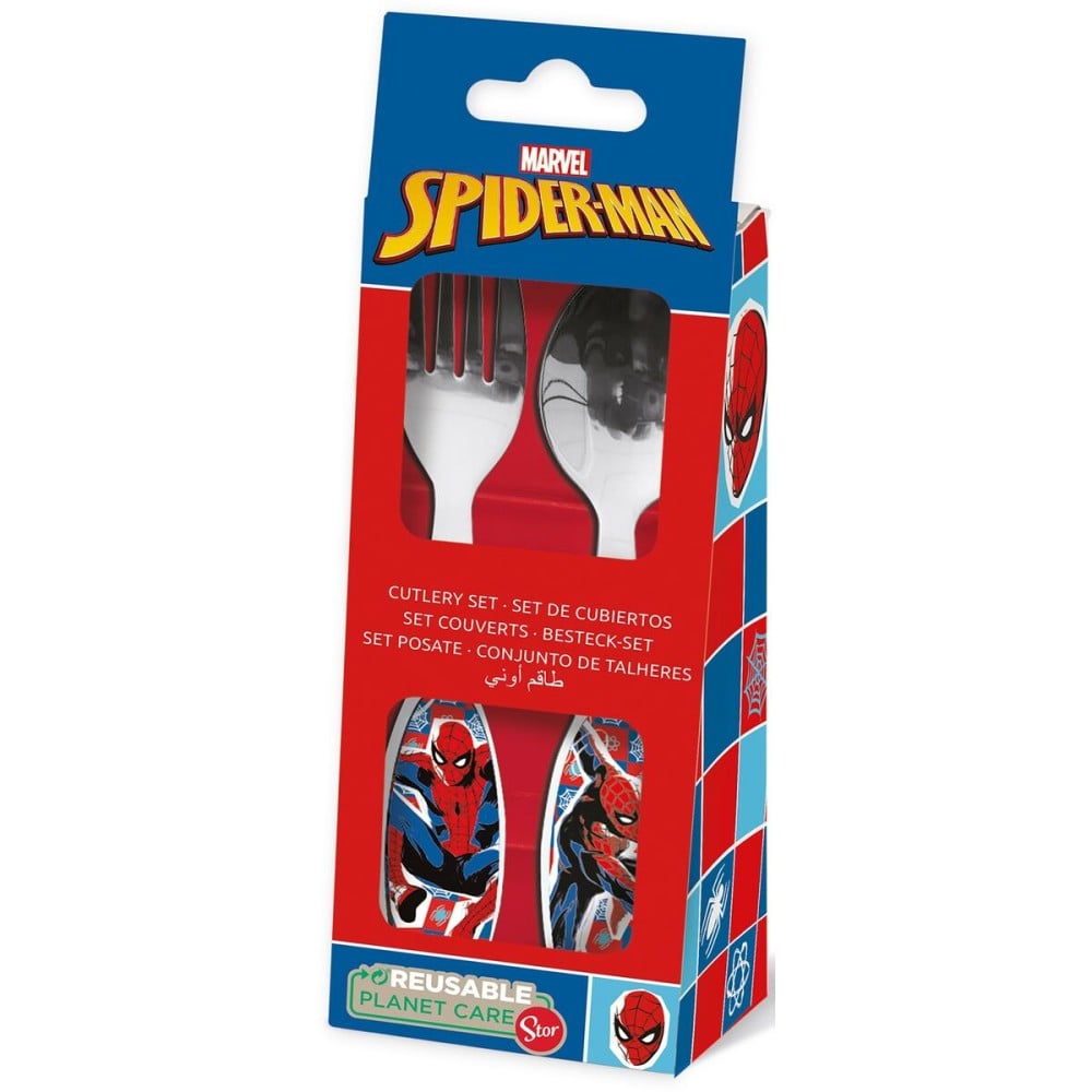 Besteckset Spider-Man CZ11342 Edelstahl Bunt 2 Stücke