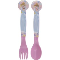 Besteckset Disney Princess CZ11398 Rosa Kunststoff 2 Stücke