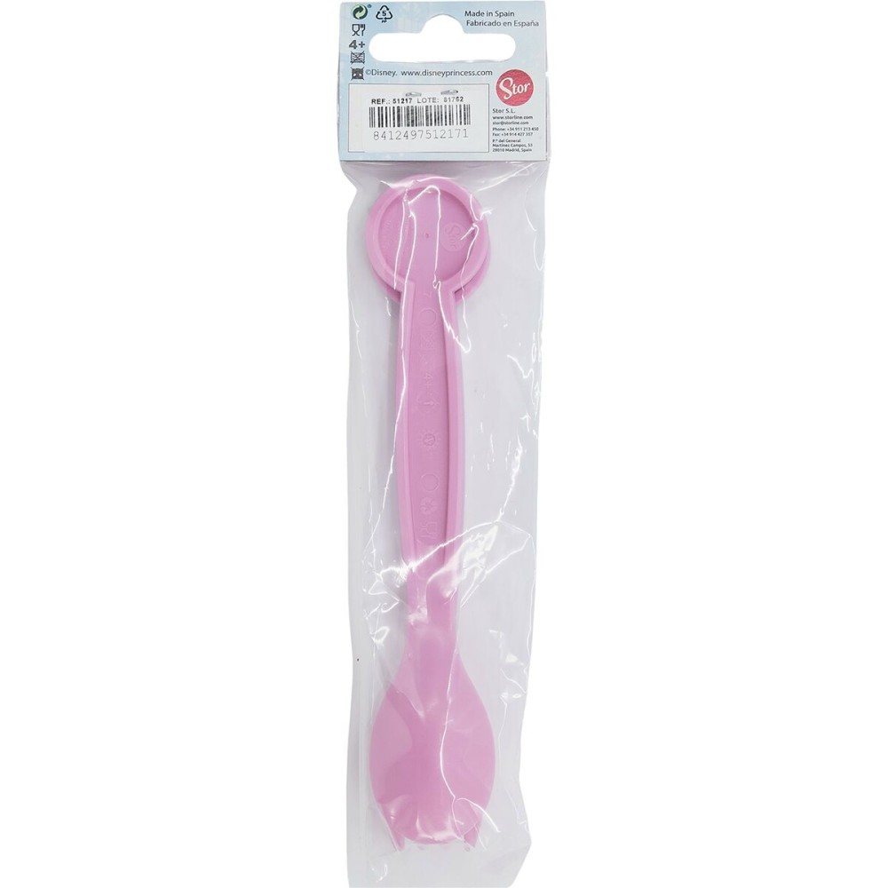 Besteckset Disney Princess CZ11398 Rosa Kunststoff 2 Stücke