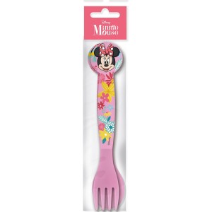 Cutlery set Minnie Mouse CZ11401 Pink Plastic 2 Pieces