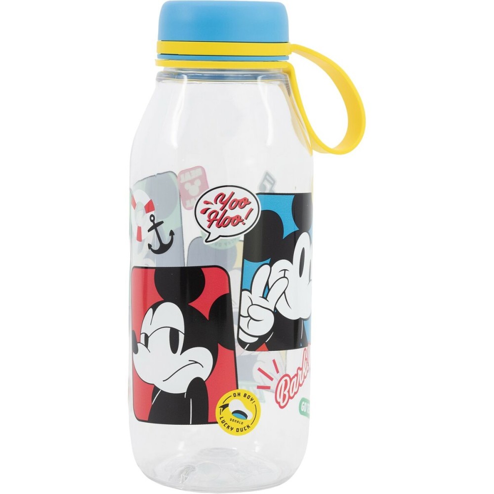 Water bottle Mickey Mouse CZ11358 460 ml Blue Silicone