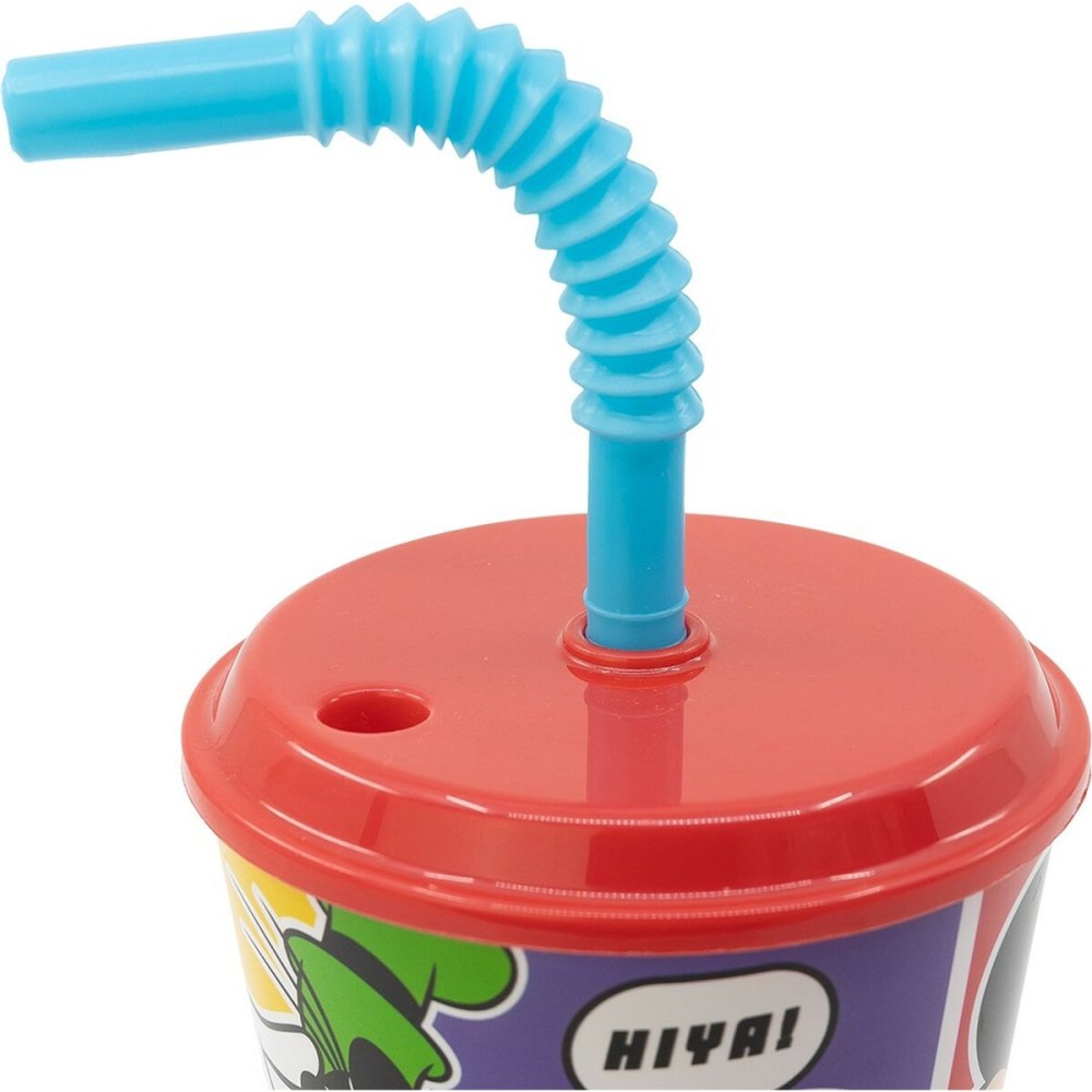 Cup with Straw Mickey Mouse CZ11364 430 ml