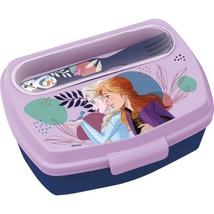 Lunchbox mit Zubehör Frozen CZ11271 Blau Kunststoff