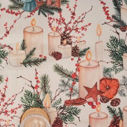 Nappe enduite antitache Belum Christmas Multicouleur 100 x 150 cm