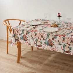 Nappe enduite antitache Belum Christmas Multicouleur 100 x 150 cm