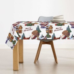 Fleckenabweisende geharzte Tischdecke Belum Papa Noel Bunt 200 x 150 cm